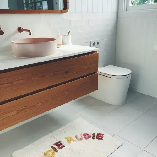 Linen Bath Mat photo 3