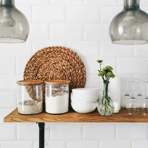 Ribbed Storage Jars